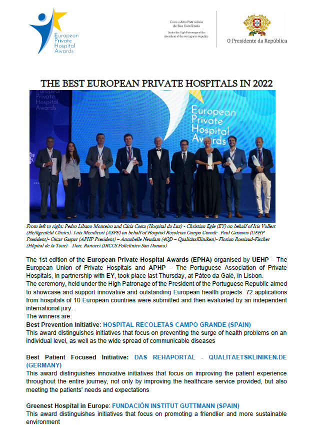 Best private hospitals 2022 okładka