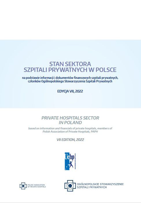 Stan sektora szpitali prywatnych w Polsce 2022 okładka