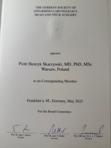 Prestiżowa nominacja dla Prof. Piotra H. Skarżyńskiego 2