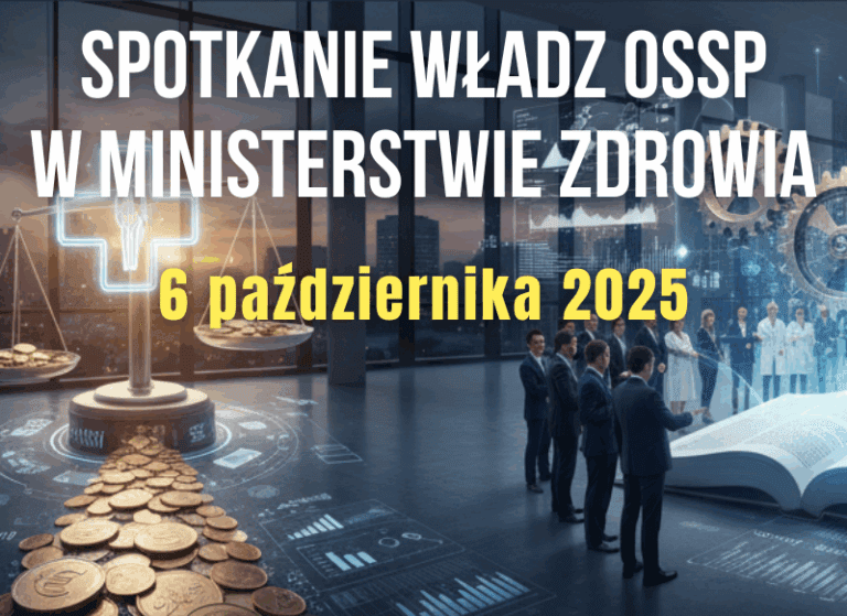 Spotkanie władz OSSP w Ministerstwie Zdrowia 6.10.2025