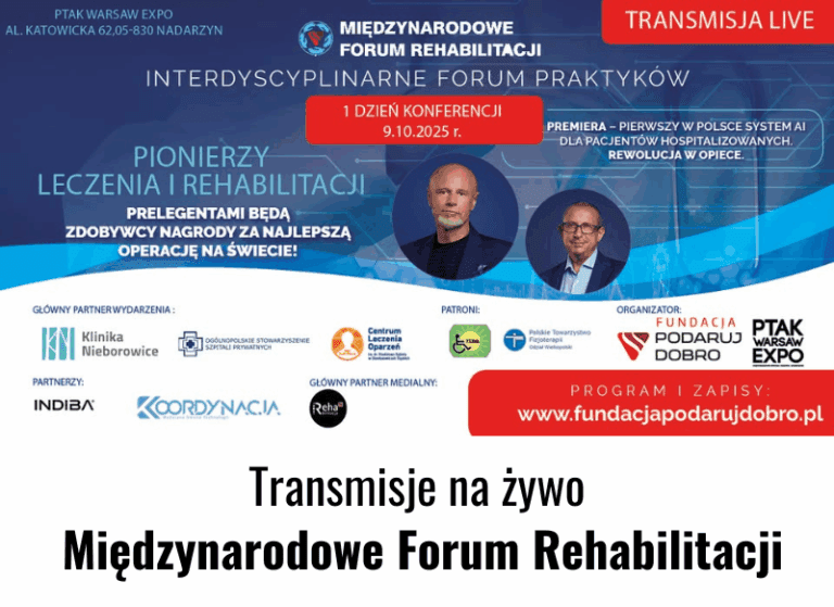 Międzynarodowe Forum Rehabilitacji transmisje na żywo