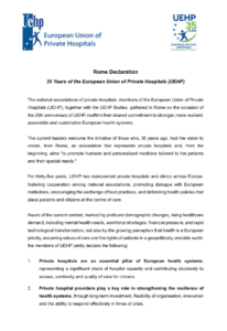 Rzymska deklaracja okładka ENG