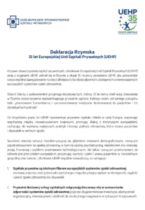 Deklaracja Rzymska okładka PL