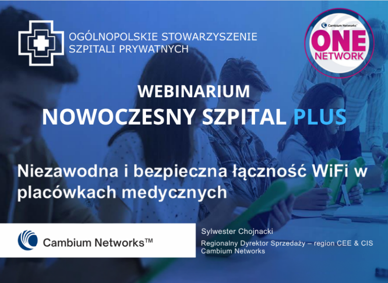 Webinarium "Nowoczesny Szpital PLUS"